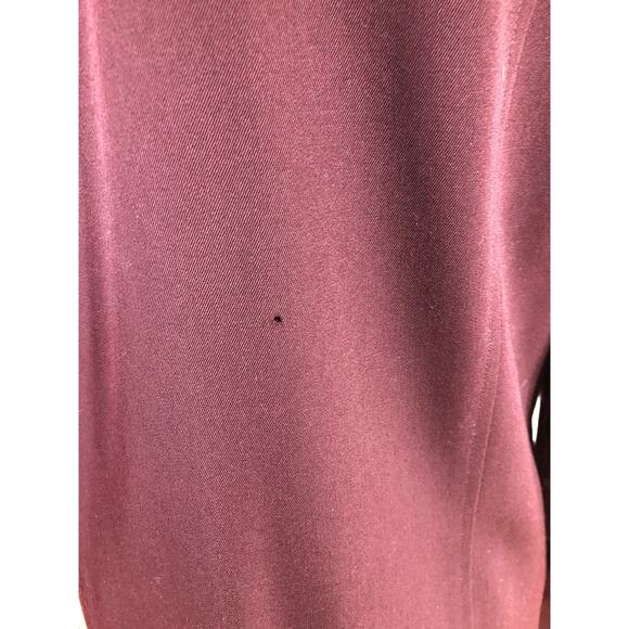 Embassy Row Women's 6 Jacket Maroon Long Sleeve Zipper Clueless Preppy Office - Picture 5 of 10